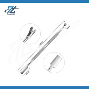 Lime à ongles en acier inoxydable de haute qualité, double face, pour retirer les cuticules, outil de nettoyage pour pédicure et manucure, fabricant Pakistan - Product Image 6