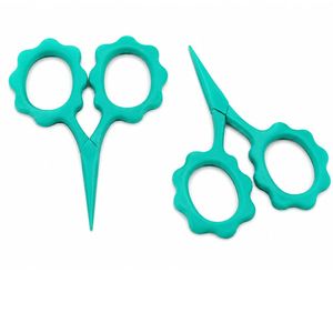 Tijeras para Flores, Mini Tijeras de Acero Inoxidable con Diseño de Girasol y Margarita Kelmscott, Afiladas para el Cabello - Product Image 2