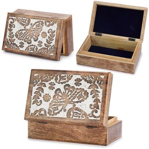 Boîte de rangement élégante en bois pour la décoration de chambre, offrant une solution élégante pour organiser les accessoires et les objets personnels - Product Image 6