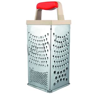 <b>Kitchen</b> Gadgets Cooking Tool Utensil <b>Kitchen</b> <b>Accessories</b> 4 Way Grater Plastic Handle Cheese Grater Stainless Steel - Product Image 1