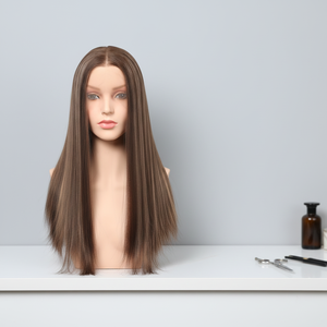 Venta Directa de Fábrica, Peluca de Cabello Largo Rizado con Reflejos Arcoíris, Sin Pegamento, con Frente de Encaje, 100% Cabello Virgen Chino, Encaje Transparente, 150% de Densidad - Product Image 1