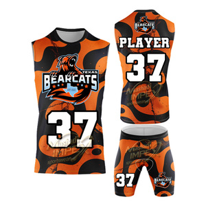 เสื้อฟุตบอลแบบกำหนดเอง ชุดกีฬาแบบสั่งทำพิเศษ 7v7 / 7on7 เสื้อฟุตบอลแบบกลับด้านได้ ชุดยูนิฟอร์มผ้าแห้งเร็ว พิมพ์ลายแบบ Sublimation - Product Image 3