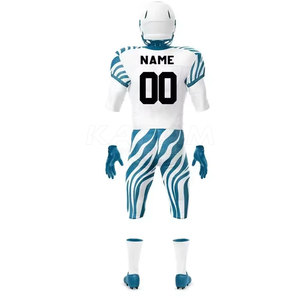 Nuevo Producto en Oferta, Uniforme de Fútbol Americano Transpirable Sublimado, Servicio OEM, Diseño con Logotipo Personalizado, Venta al Por Mayor para Adultos - Product Image 3