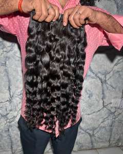 Extensiones de Cabello Natural Indio con Textura Rizada de un Solo Donante, Precio Económico al por Mayor Directo de Fábrica - Product Image 3