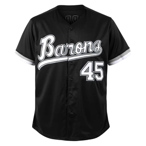 Barones Unisex # Camiseta de Béisbol Retro de los 90, Transpirable, Antibacteriana, de Secado Rápido, Talla Grande, para Hombre y Mujer - Product Image 2