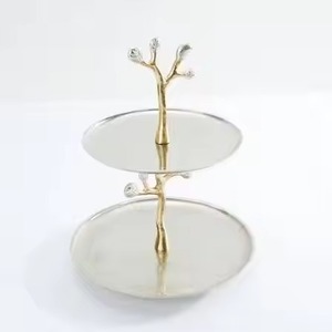 Soporte de Metal para Pasteles, Plato para Exhibición de Postres, Bandeja para Cupcakes, Decoración para Mesa de Boda - Product Image 1