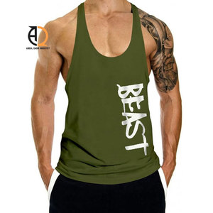 Mens Gym Singlet Stretch Sleeveless Fitness Training Tank - Product Image 5