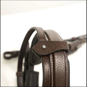 Handcrafted Leather English Style Horse Bridle with Adjustable Straps 2x3x2m Size for Riding Factory Made Model SULEMAN 0016 - Product Image 3