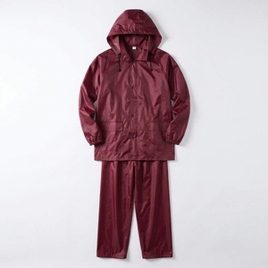 Traje Impermeable para Trabajo Industrial, Traje de Lluvia Resistente de 2 Piezas, Chaqueta y Pantalón Impermeables, Impermeable Duradero para Adultos - Product Image 3