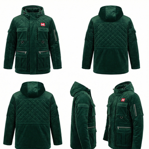 Veste streetwear multi-poches camouflage urbain pour homme, veste bomber tactique, mode outdoor, design haut de gamme MALUZA INDUSTRIES - Product Image 6