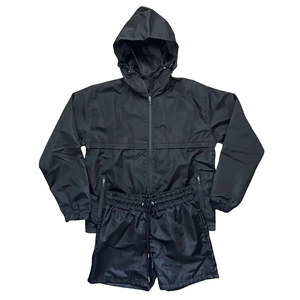 Wholesale High Quality Unisex <b>Windbreaker</b> Tracksuit Custom Design Unisex Color Breathable <b>Windbreaker</b> Tracksuit Sets - Product Image 1