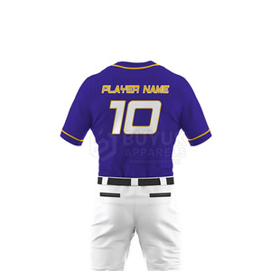 Conjunto de Uniforme de Béisbol Ligero y Transpirable de Poliéster con Estampado Digital Personalizado, Listo para Torneos, Ropa Deportiva - Product Image 6