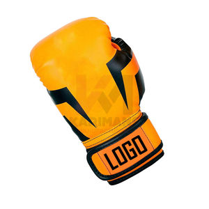 Guantes de Boxeo Personalizados OEM con Impresión de Logotipo, Guantes de Entrenamiento de Piel Sintética Resistente para Artes Marciales y Fitness - Product Image 3