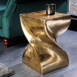 Mesa Auxiliar Metálica, Taburete Moderno Decorativo, Mesa de Centro para Sala de Estar, Dormitorio, Mesa de Café - Product Image 4