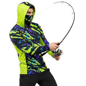 Camisa de Pesca con Capucha Unisex, Protección Solar UPF 50+, Antibacteriana, Impermeable, Transpirable, de Secado Rápido, Personalizable al por Mayor - Product Image 5