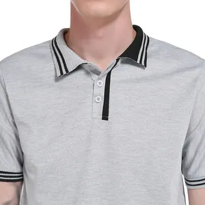 เสื้อเชิ้ตผู้ชายผ้าโพลีเอสเตอร์ลายเสือดาวสไตล์วินเทจผ้าด็อบบี้ปักโลโก้ไซส์ใหญ่ - Product Image 1