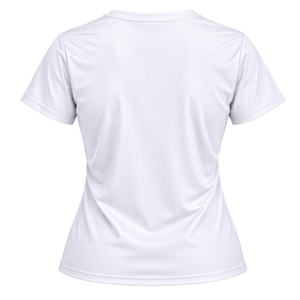 Camiseta de entrenamiento personalizada con cuello en V para mujer Sigma Gamma Rho, top deportivo de manga corta con letras griegas para hermandades, venta al por mayor - Product Image 2