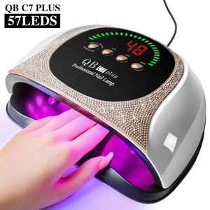 LIMEGIRL Lampe à ongles professionnelle UV LED avec 4 minuteurs, séchoir à ongles avec 57 perles LED, lumière pour vernis gel par Professional - Product Image 1
