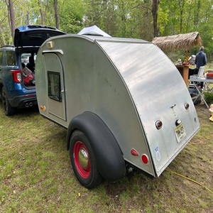 Caravane pliante tout-terrain fiable et légère pour 2 personnes, dotée d'une cuisine pratique en acier inoxydable - Product Image 1
