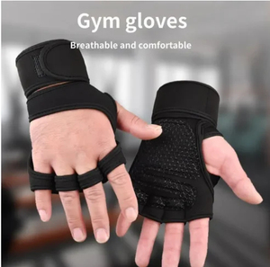 Gants de musculation avec support pour les poignets, pour l'entraînement en salle de sport, gants de crossfit, gants de powerlifting, protection complète de la paume - Product Image 4