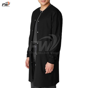 Professional Manufacture High Quality Medical Fashion Unisex Lab Coats Custom Logo Hospital Dental Doctor Nurse Scrubs Uniforms - Product Image 3