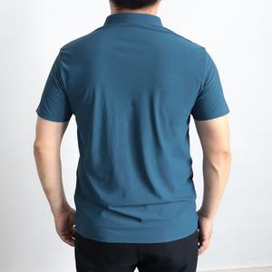 Camisetas Polo Personalizadas al por Mayor de Alta Calidad para Hombre, de Secado Rápido, Atléticas, Delgadas, de Alta Elasticidad, de Color Sólido, Frescas, para Golf - Product Image 3