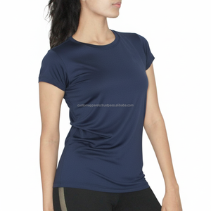 Custom <b>Bamboo</b> Fiber Cotton T-Shirt for Women with High Quality Embroidery and Silk <b>Screen</b> Printing - Product Image 6