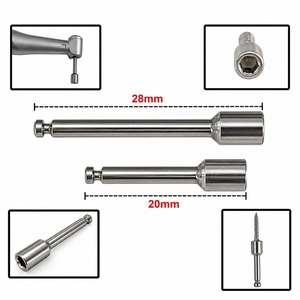 Adaptador de eje para taladro dental, varilla de extensión metálica mecanizada por CNC para pieza de mano dental, servicio de fresado personalizado - Product Image 1