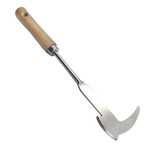 Outil de désherbage de jardin en bois d'acacia avec lame en acier inoxydable, vente en gros Moradabad - Product Image 1
