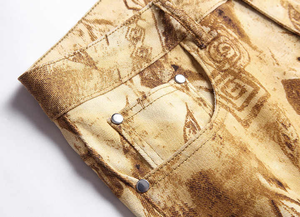 Jeans en denim vintage coupe bootcut pour homme, luxe sur mesure, service ODM - Product Image 5