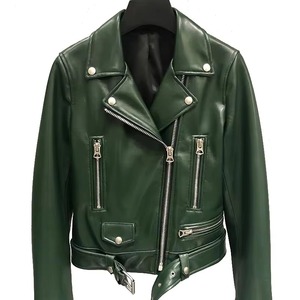 Chaqueta de Cuero de Moda para Mujer de Alta Calidad, Cuero Original, Talla Personalizada, Chaqueta de Venta Caliente para Mujer - Product Image 5