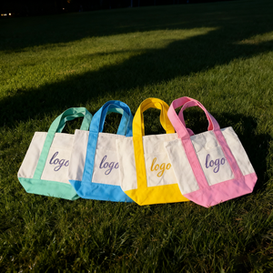 Bolsa de Compras de Lona Reutilizable, Ecológica, con Logotipo Personalizado, de Alta Calidad, Gruesa, Promocional, con Asa de Lona |   Boxit.pk - Product Image 1