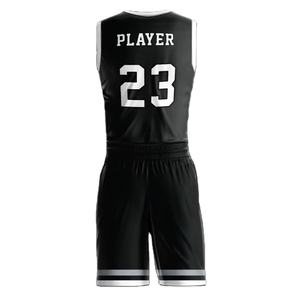 Vente en gros de maillots de basket-ball américain respirant uniforme d'entraînement sportif ensemble complet de vêtements de basket-ball - Product Image 4