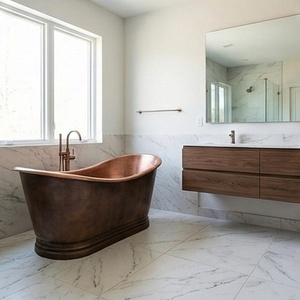 Proveedor de bañeras de cobre para pedidos al por mayor, exportador de bañeras de cobre en stock, entrega rápida de bañeras de cobre - Product Image 5