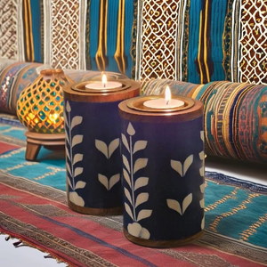 Brûleur d'encens décoratif fait main en os de MOP, 100% naturel, style arabe traditionnel Mabkhara pour la maison - Product Image 4