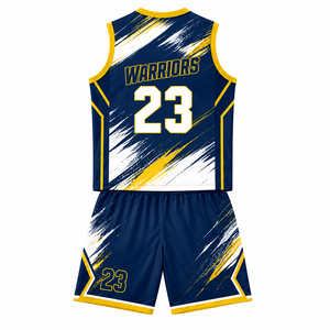 Uniformes de Baloncesto Personalizados con Tela Premium, Conjunto de Camiseta sin Mangas y Pantalones Cortos de Baloncesto, Fabricante - Product Image 2