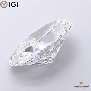 Diamante Cultivado en Laboratorio CVD de Forma Ovalada, Claridad VVS1, Color E, 4.00 Quilates, con Certificado IGI, Impresionante para Anillo de Compromiso - Product Image 3