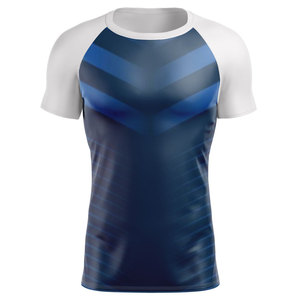 Custom Quick Dry Men Short Sleeve Compression Shirt Gym Workout Compression Top Wholesale Price Gym Training Base Layer - Product Image 1