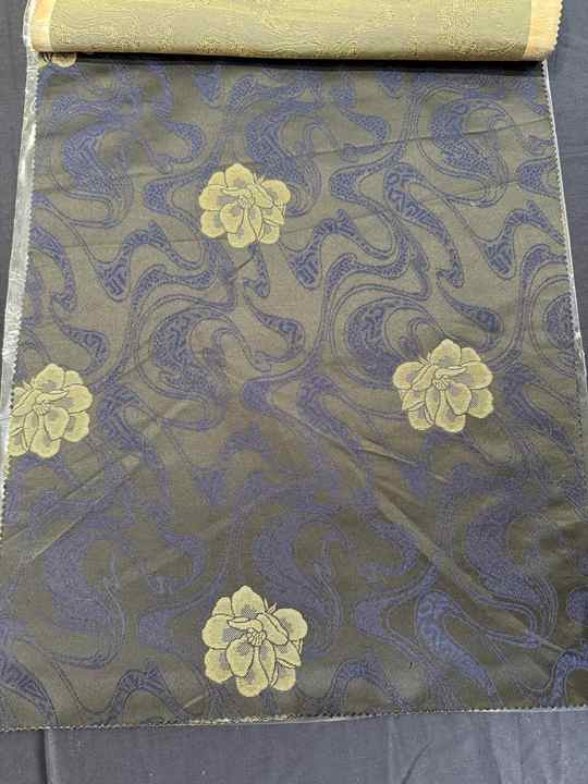 100% Ultra Soft Polyester Jacquard Satin Fabric Quick-Dry Breathable Metallic Special Yarn Floral Jacquard fabric 1334 ARMYGREEN