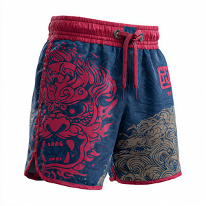 OEM Drawstring Waist MMA Shorts Men Fighter Shorts Men's Kick Boxing Fighting Shorts Martial Arts Wear High Quality MMA Short - Product Image 3