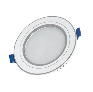 Prêt à expédier Downlight LED minimaliste moderne TOS bordure argentée TLC aluminium moulé IP20 utilisation intérieure facile à encastrer installer - Product Image 1