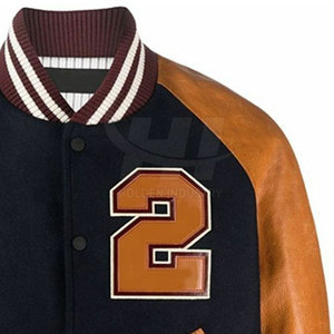 Chaqueta Letterman Personalizada para Hombre, Chaqueta Letterman Premium de Estilo Urbano, 100% Algodón, Precio al por Mayor - Product Image 6
