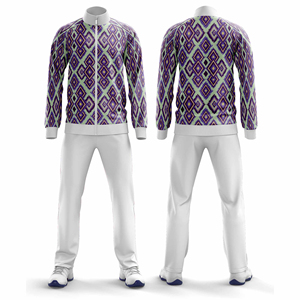 Custom Athletic Polyester Tracksuit With Logo Printing Lightweight Sports Jacket And Pants Set Professional Training Wear - Product Image 5