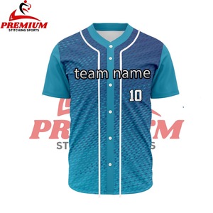 Maillot de baseball personnalisé de haute qualité avec sublimation, manches courtes, grande taille, service OEM - Product Image 3