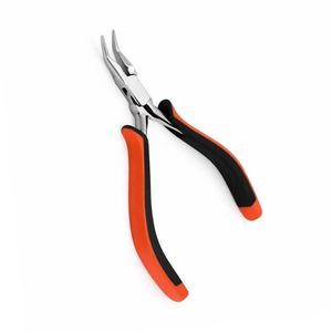 Professional Bent Nose Pliers Jewelry Making High Carbon Steel Ergonomic Handle Precision Beading Crafting Wire Wrapping <b>Tool</b> - Product Image 2