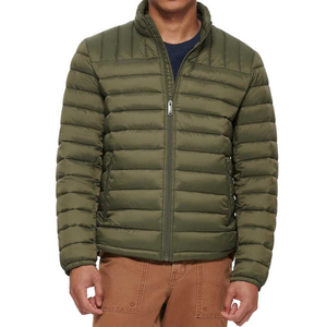 Manufacturer Custom Unisex <b>Winter</b> Waterproof Breathable Shiny <b>Quilted</b> Puffer Jacket Windbreaker Padded Thick Black Hooded Bubble - Product Image 1