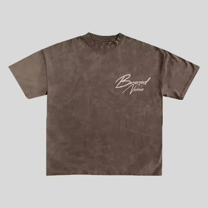 Ensemble décontracté deux pièces pour homme : T-shirt et short imprimés, 100 % coton, légers, respirants, effet délavé soleil, avec logo. - Product Image 6