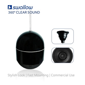 ABS Hanging Ball <strong>Speaker</strong> 70V/100V With Clear Full-Range Sound Coaxial <strong>Speaker</strong> - Product Image 3