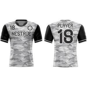 Maillot de football personnalisé par sublimation, uniforme de football respirant et à séchage rapide, kit d'équipe, fabricant OEM, vente en gros directe, maillots de football - Product Image 1