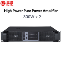 Amplificateur de puissance professionnel FP-300 2 canaux 2x300W 8Ω 2x450W 4Ω pour scène analogique, sonorisation de conférence et amplificateur audio